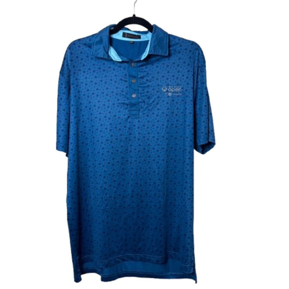BLACK QUAIL Mexico Open Golf Polo Short Sleeve Athletic Shirt Size Medium